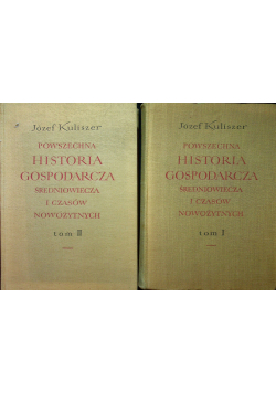 Powszechna historia gospodarcza średniowiecza i czasów nowożytnych tom 1 i 2