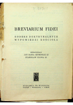Breviarium Fidei