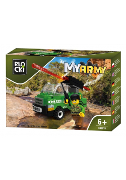 Klocki Blocki MyArmy Wóz z działem