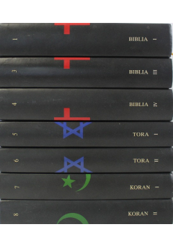 Biblia / Tora / Koran 7 tomów