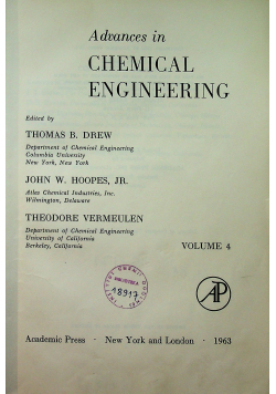 Chemical engineering Volume 4