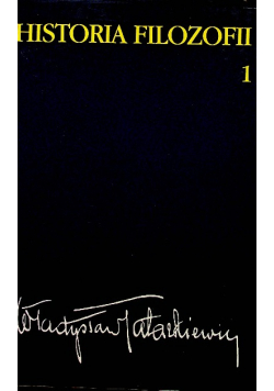 Historia filozofii Tom 1