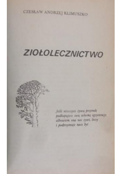 Ziołolecznictwo