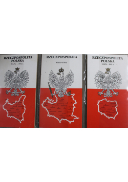 Rzeczpospolita Polska zestaw 3 map