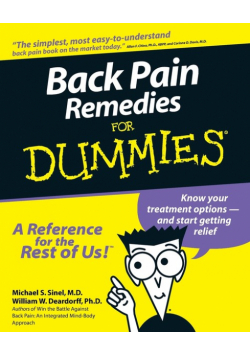 Back Pain Remedies for Dummies