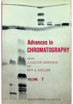 Advances in chromatography Volume 7