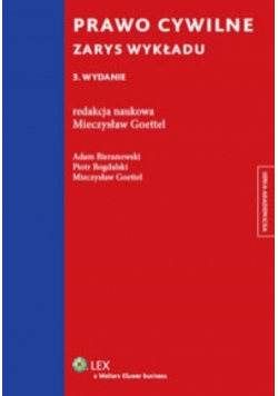 Prawo cywilne Zarys wykładu