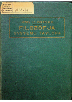 Filozofja Systemu Taylora 1926 r.