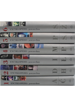 Encyklopedia powszechna Tom 1 do 6