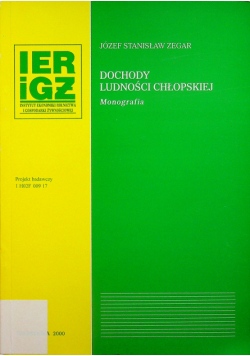 Dochody ludności chłopskiej
