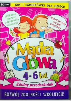 Mądra Głowa 4 - 6 lat Zdolny przedszkolak Płyta CD
