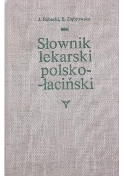 Słownik lekarski polsko  łaciński
