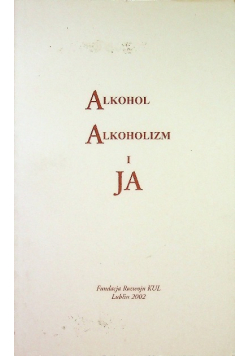 Alkohol alkoholizm i ja