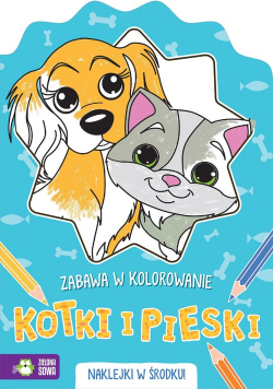 Zabawa w kolorowanie Pieski i kotki