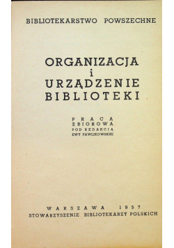Organizacja i urządzenie biblioteki