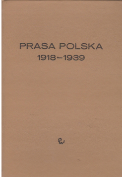Prasa Polska 1918 1939