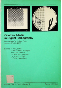 Contrast media in digital radiography