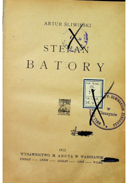 Stefan Batory 1922 r