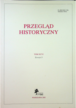 Przegląd historyczny Tom XCVI zeszyt 3