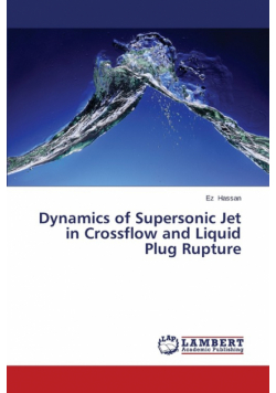 Dynamics of Supersonic Jet in Crossflow and Liquid Plug Rupture