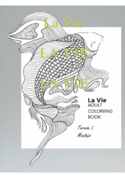 La Vie adult coloring book