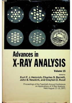 Advances in X Ray Analysis volume 15
