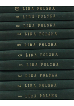 Lira Polska Tom 1 do 10 Miniatura Reprint z ok 1882 r.