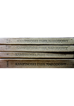 Kampinoski Park Narodowy tom 1 do 4