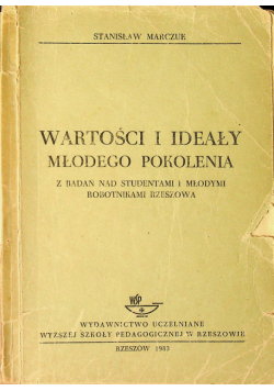 Wartości i ideały młodego pokolenia