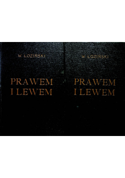 Prawem i Lewem tom I i II 1931 r.