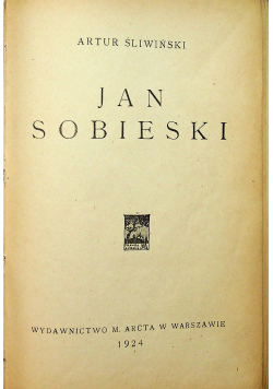 Jan Sobieski 1924 r