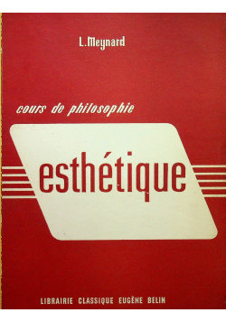 Cours de Philosophie estetique