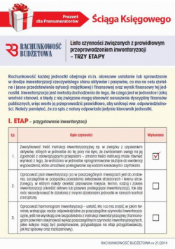 Ściąga Księgowego - Lista czynności związanych z prawidłowym przeprowadzeniem inwentaryzacji – TRZY ETAPY