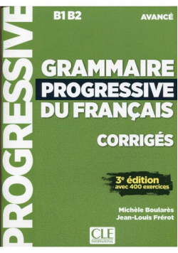Grammaire progressive du... klucz ed.3 B1/B2