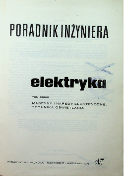 Poradnik inżyniera elektryka tom II