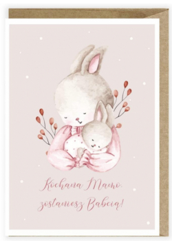 Kartka Zostaniesz Babcią K121
