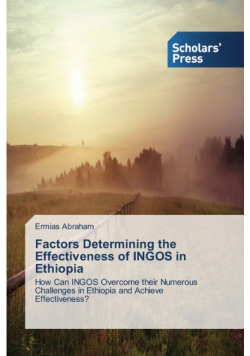 Factors Determining the Effectiveness of Ingos in Ethiopia