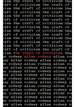 The Craft of Criticism