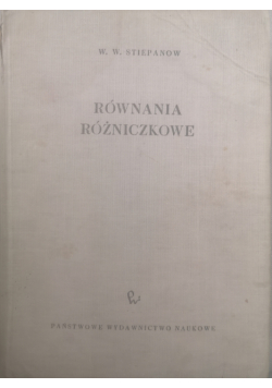 Równania różniczkowe