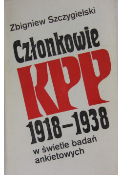 Członkowie KPP 1918 - 1938