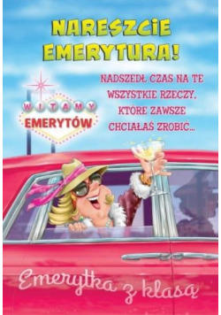 Kartka Emerytura duża TDF15