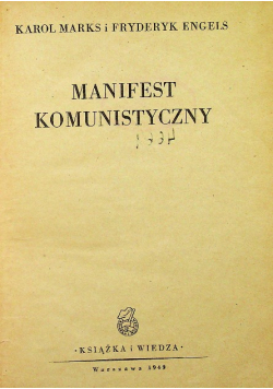 Manifest komunistyczny 1949 r.