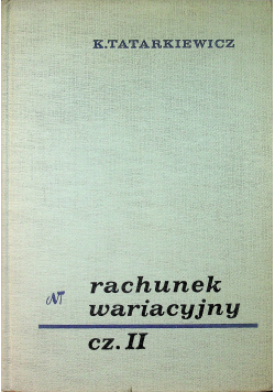 Rachunek wariacyjny Cz II