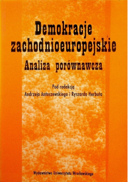 Demokracje zachodnioeuropejskie Analiza porównawcza