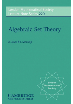 Algebraic Set Theory