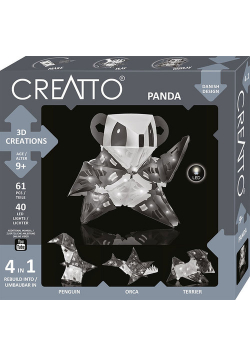 Creatto Świecąca Panda i Przyjaciele