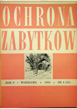 Ochrona zabytków rok 8 nr 4