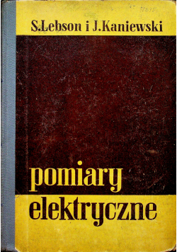Pomiary elektryczne