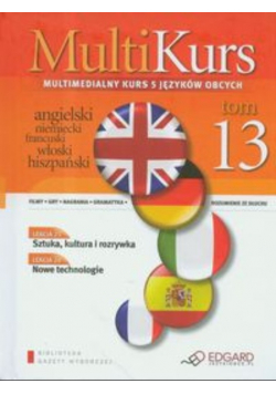 MultiKurs Multimedialny kurs 5 języków obcych Tom 13 z CD