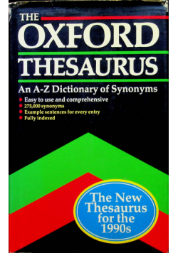 The oxford thesaurus